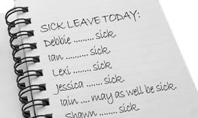Poor sick leave policies cost city $9m