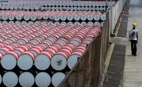 Oil slips but holds at near 4.5 month high