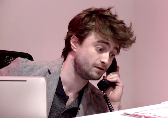 Lighter side: Reception job deathly hallows for Harry Potter star