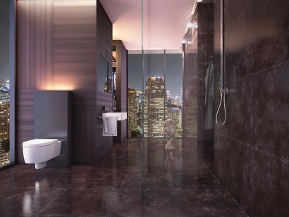 The view from the bathroom is now a selling point in luxury homes