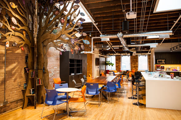 Tech start-ups want a different kind of workspace
