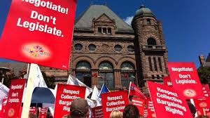 Legislation to force striking teachers back to class