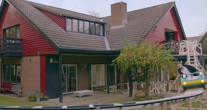 Far-out Friday: Agency builds rollercoaster in home