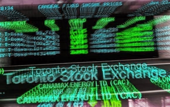 Reduced trade deficit helps push TSX higher